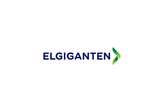 Company logo for Elgiganten