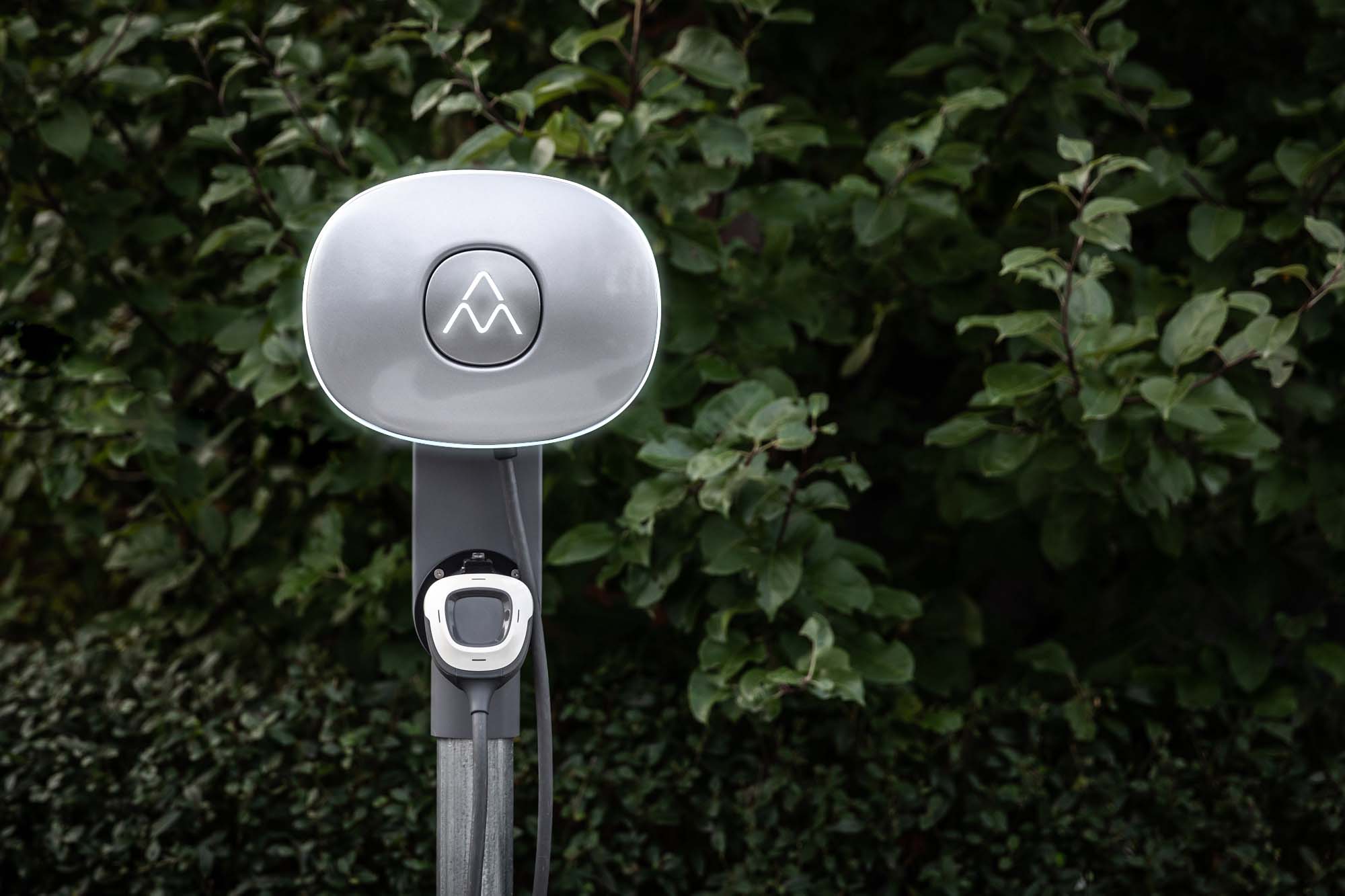 Pole mount for charging station, Charge Amps Halo